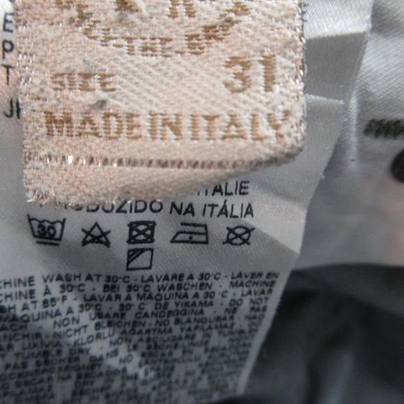 Diesel Waykee Denim Jeans Pants Mens 31x34 Blue Distressed Straight Italy - Picture 3 of 10